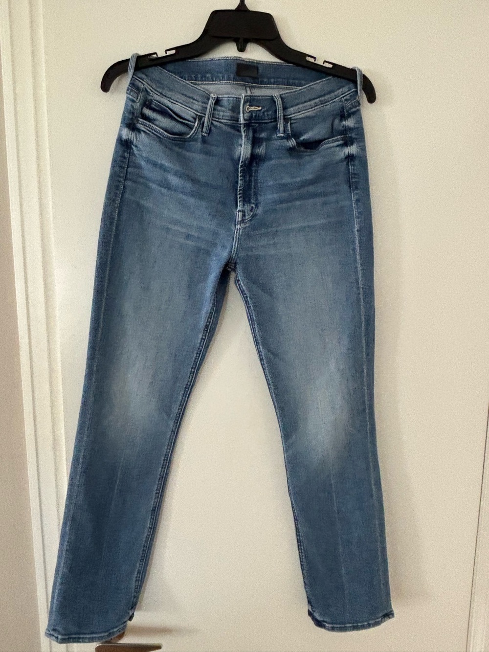 Mother size 29 mid rise Dazzler Ankle 27” inseam Women's Light Blue Stretch